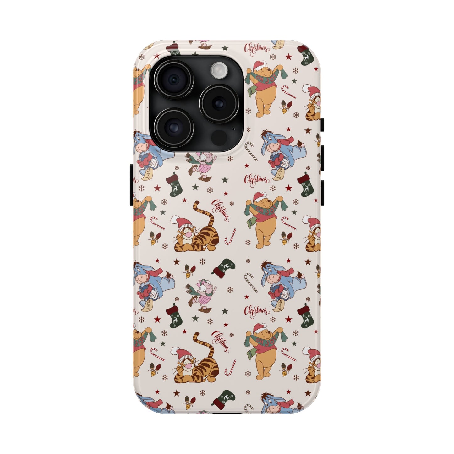 100 Acre Woods Christmas  -  Tough Phone Cases