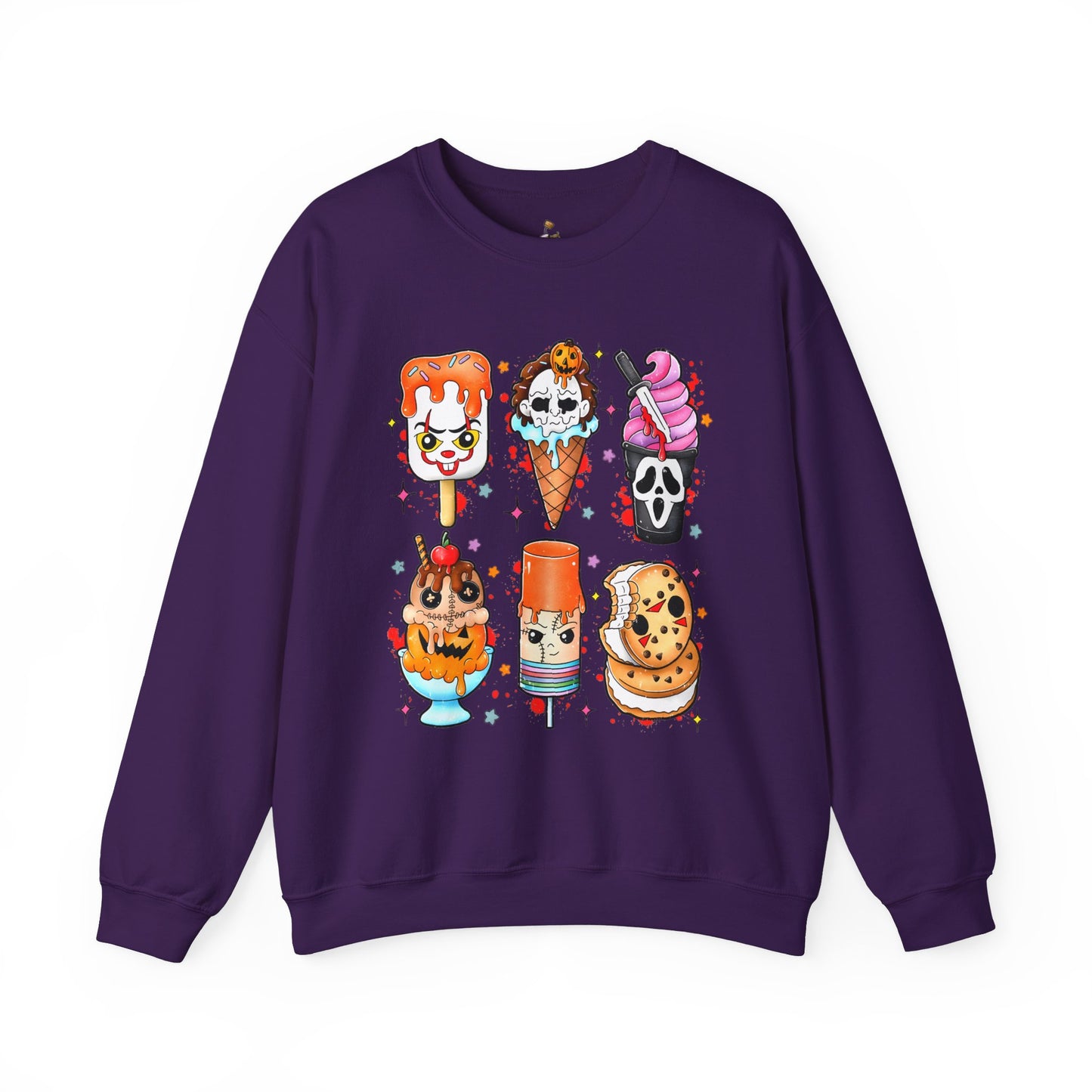 Horror Ice Cream - Unisex Heavy Blend™ Crewneck Sweatshirt