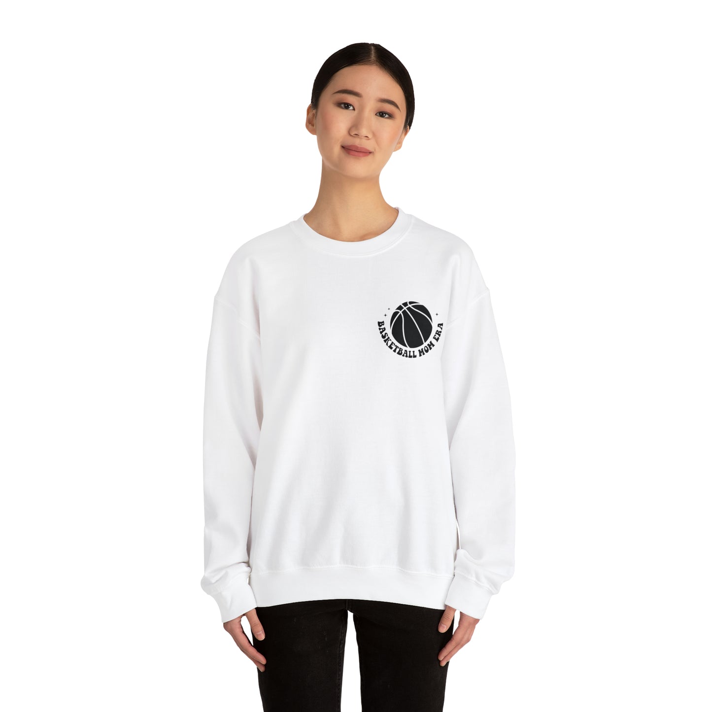 Basketball Mom Era - Unisex Heavy Blend™ Crewneck Sweatshirt