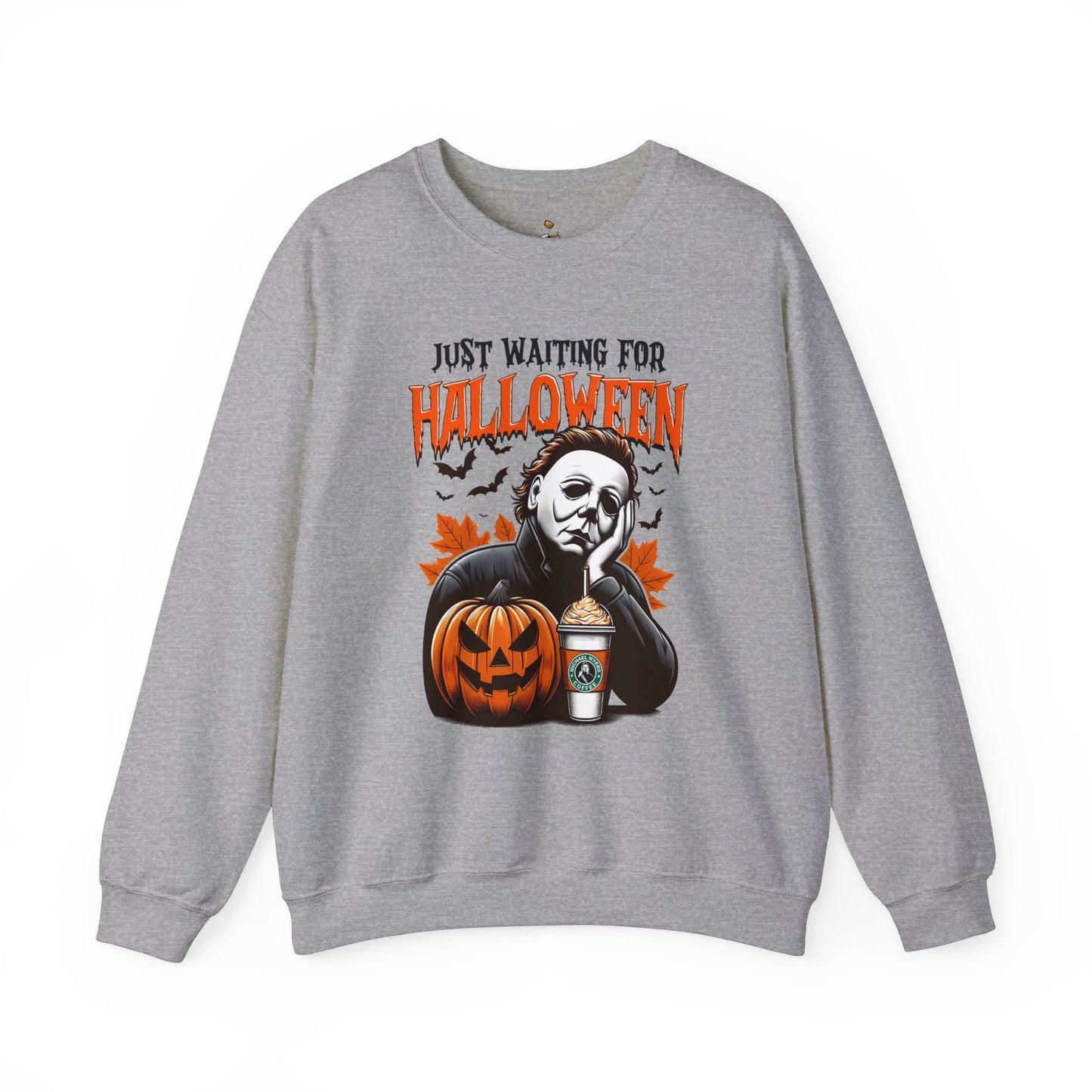 Just Waiting For Halloween  - Mike - Unisex Heavy Blend™ Crewneck Sweatshirt