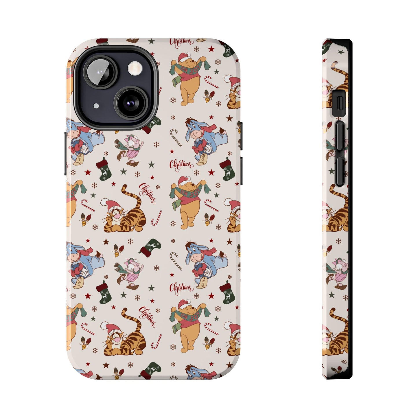 100 Acre Woods Christmas  -  Tough Phone Cases