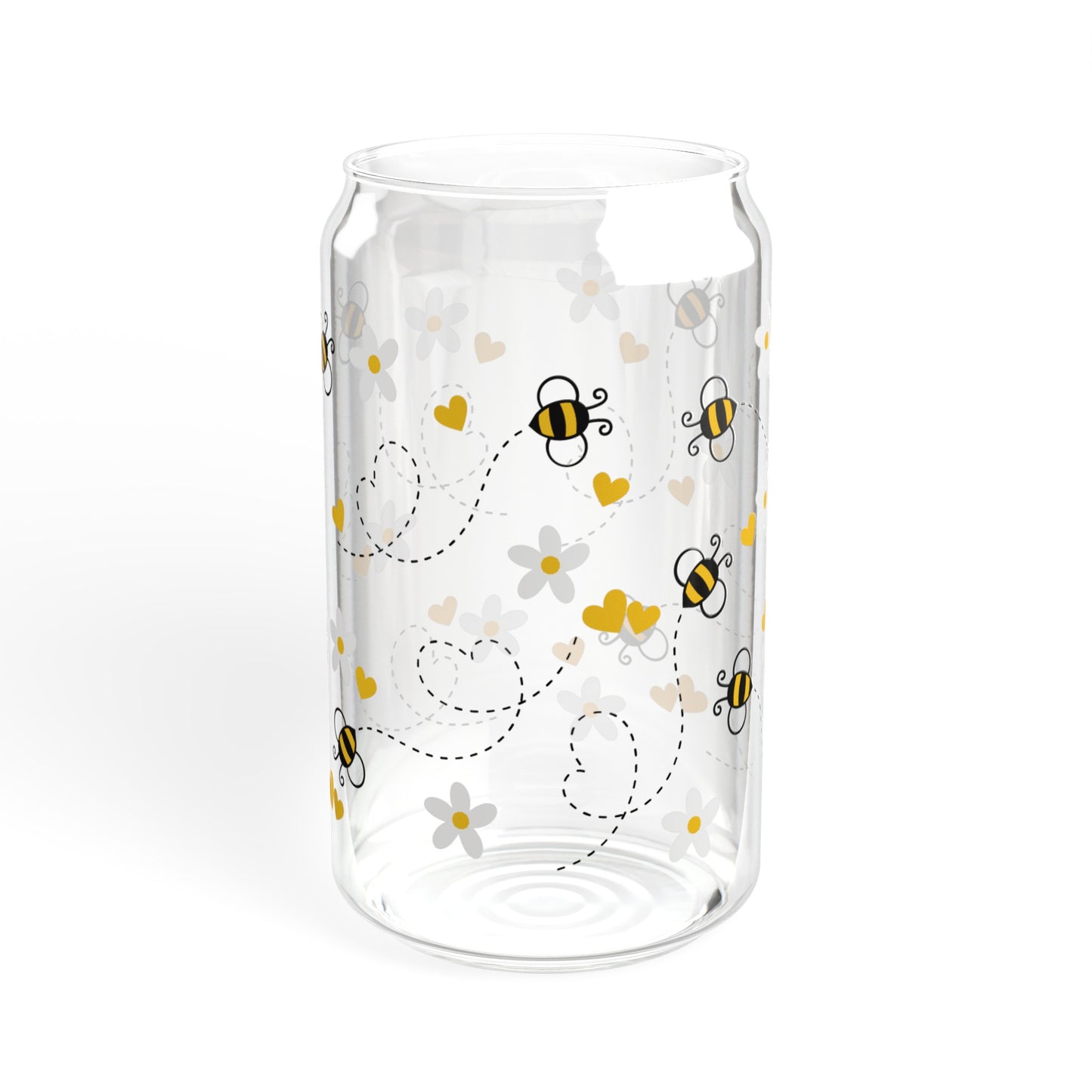 Buzzing Bees - Sipper Glass, 16oz