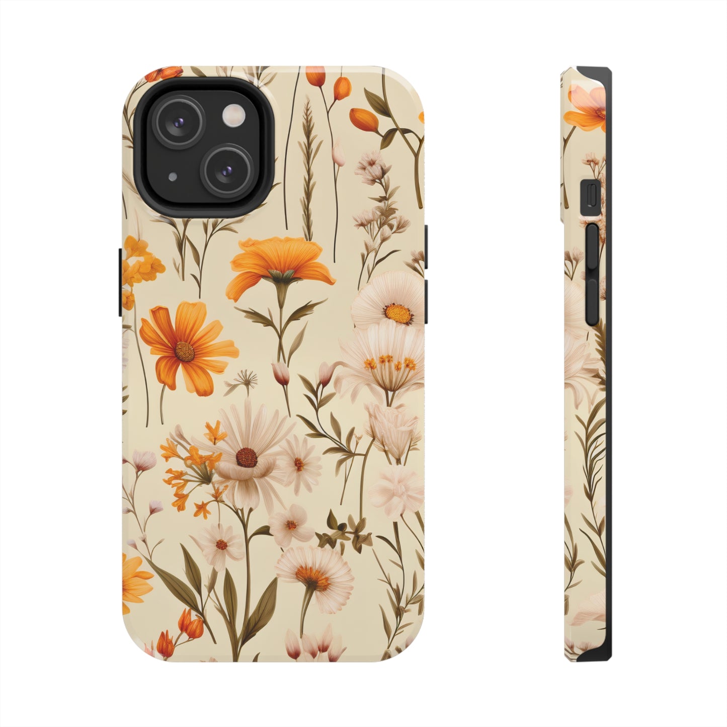 Yellow Floral - Tough Phone Cases