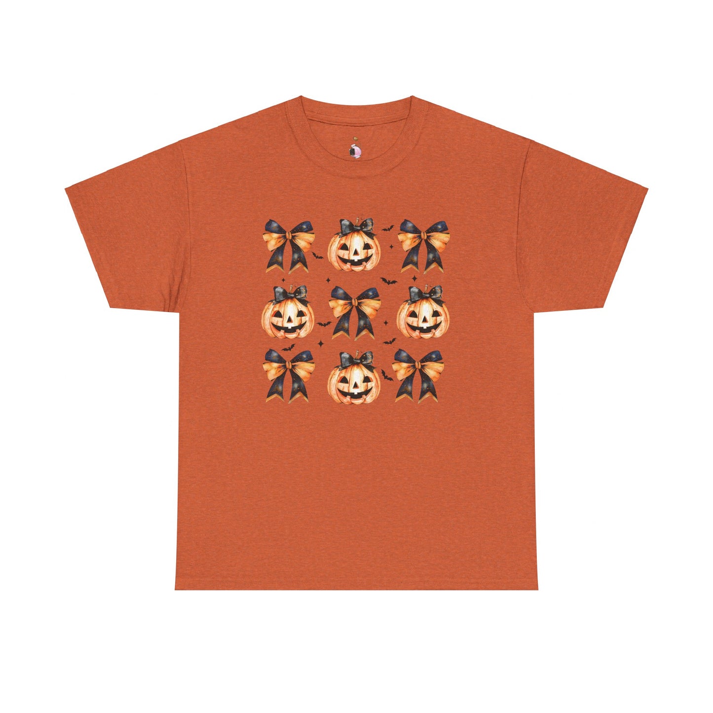 Pretty Little Jack-O-Lanterns -  Unisex Heavy Cotton Tee