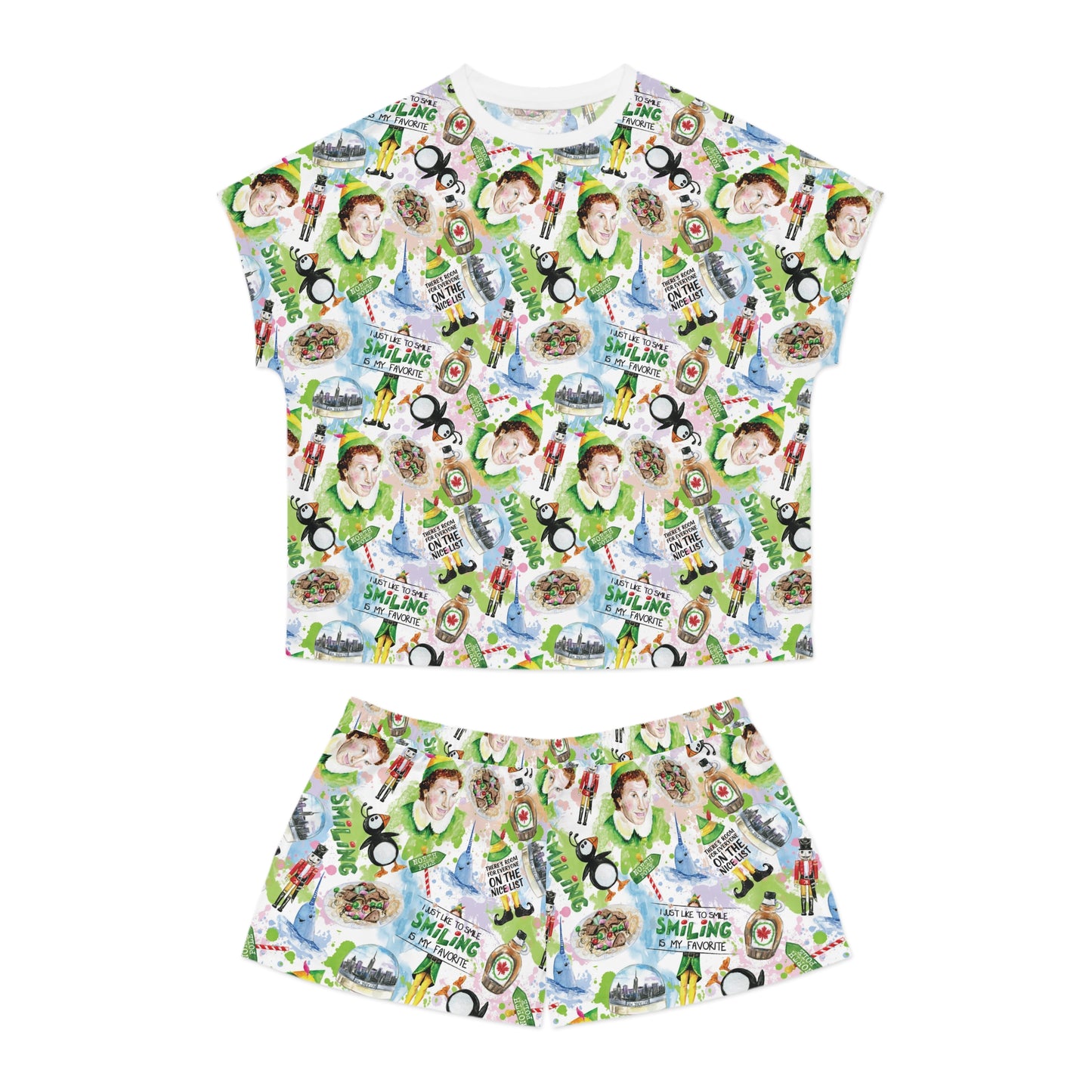 Smiling Is My Favorite - Women's Short Pajama Set