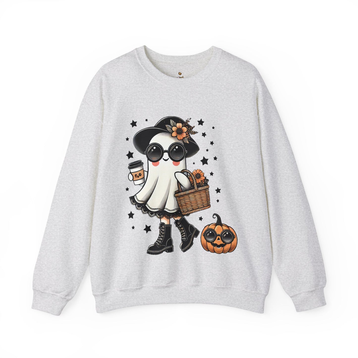 Boo-Jee Girly Ghost - Halloween Sweatshirt