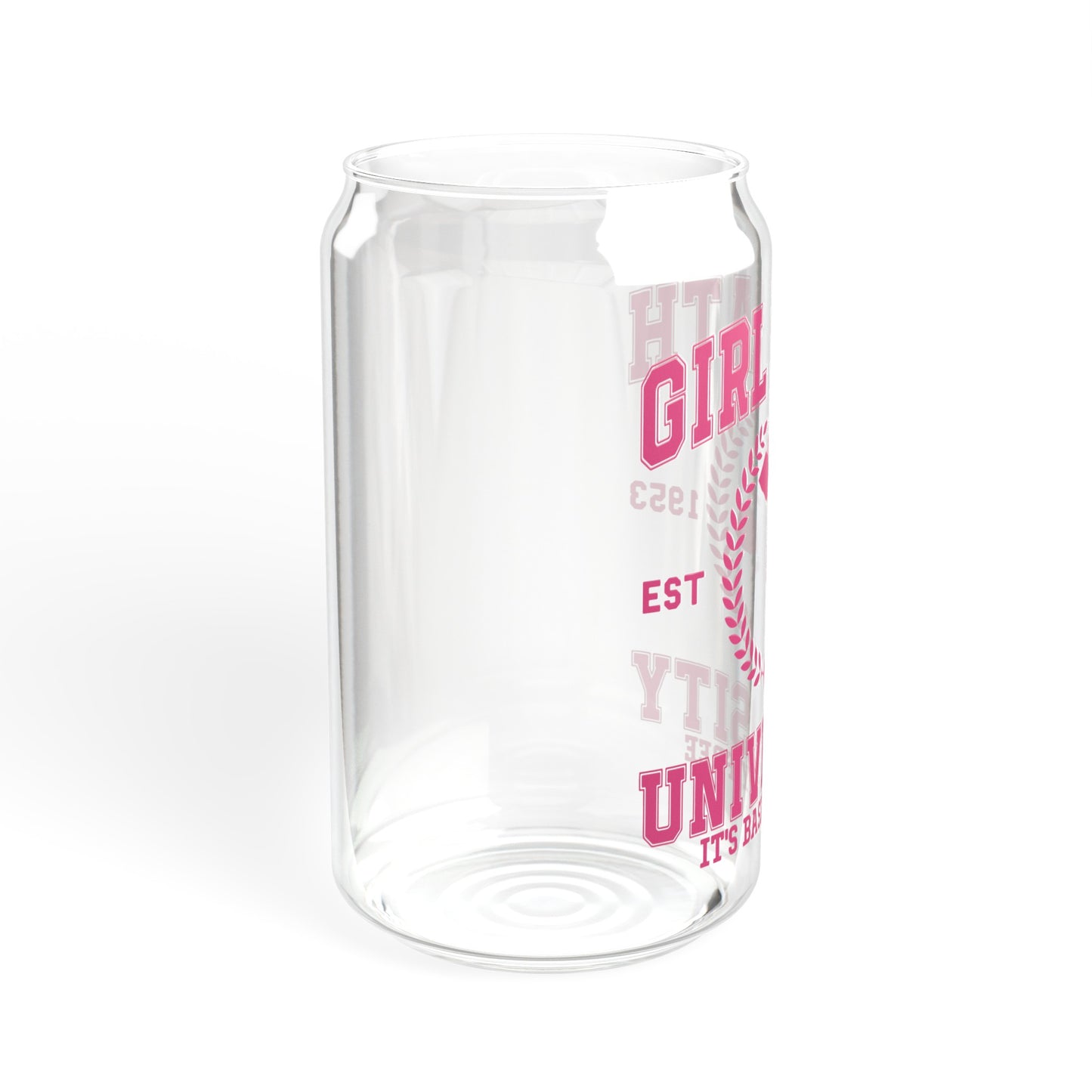 Girl Math University - Sipper Glass, 16oz