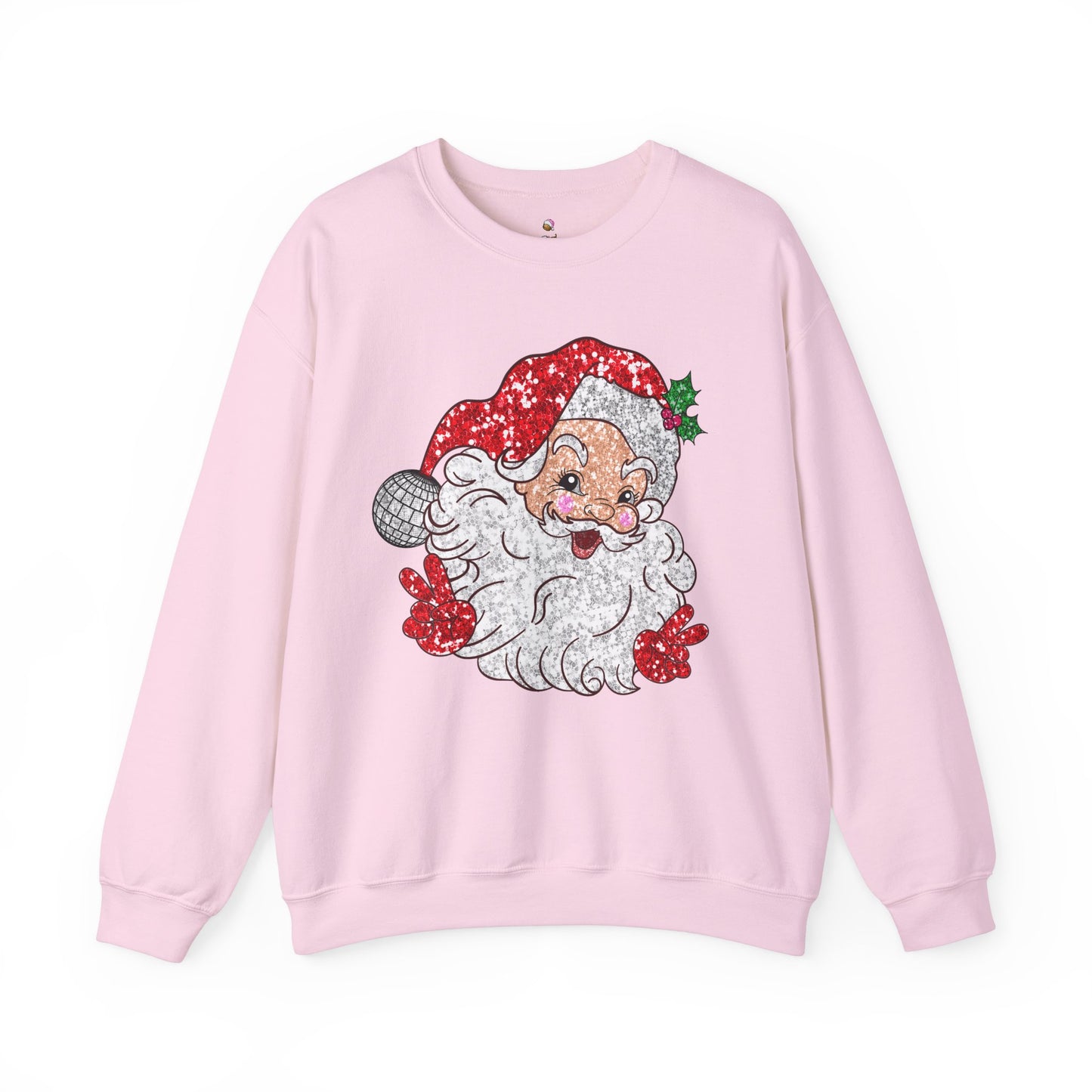 Sparkle Santa Christmas Sweatshirt