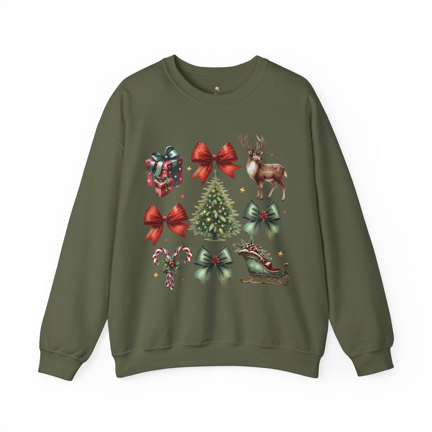 Classic Christmas Coquette - Christmas Sweatshirt