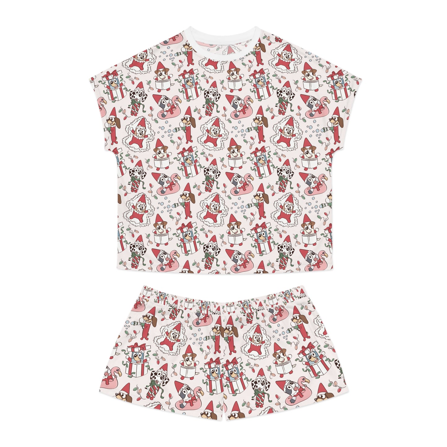 Winter Pup Wonderland - Women's Short Pajama Set