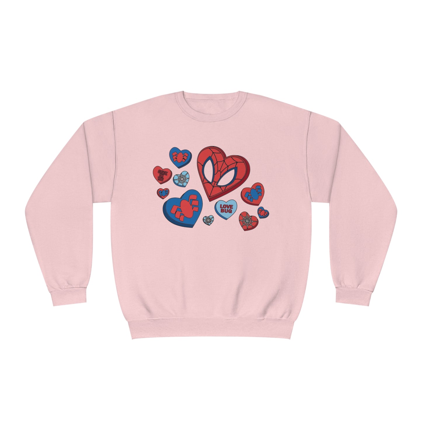 Spidey Hearts - Unisex NuBlend® Crewneck Sweatshirt