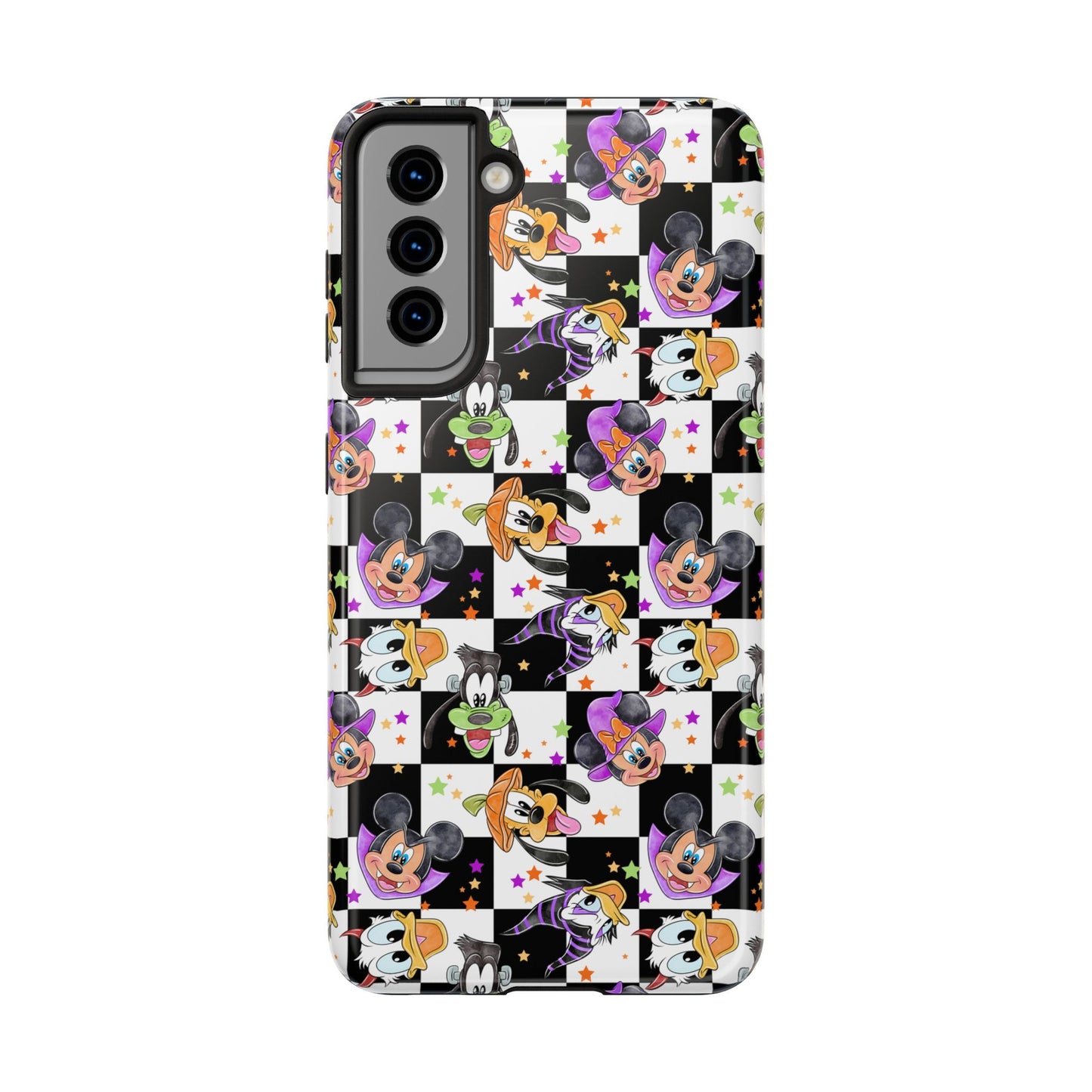 Checkered Halloween Pals  - Tough Phone Cases