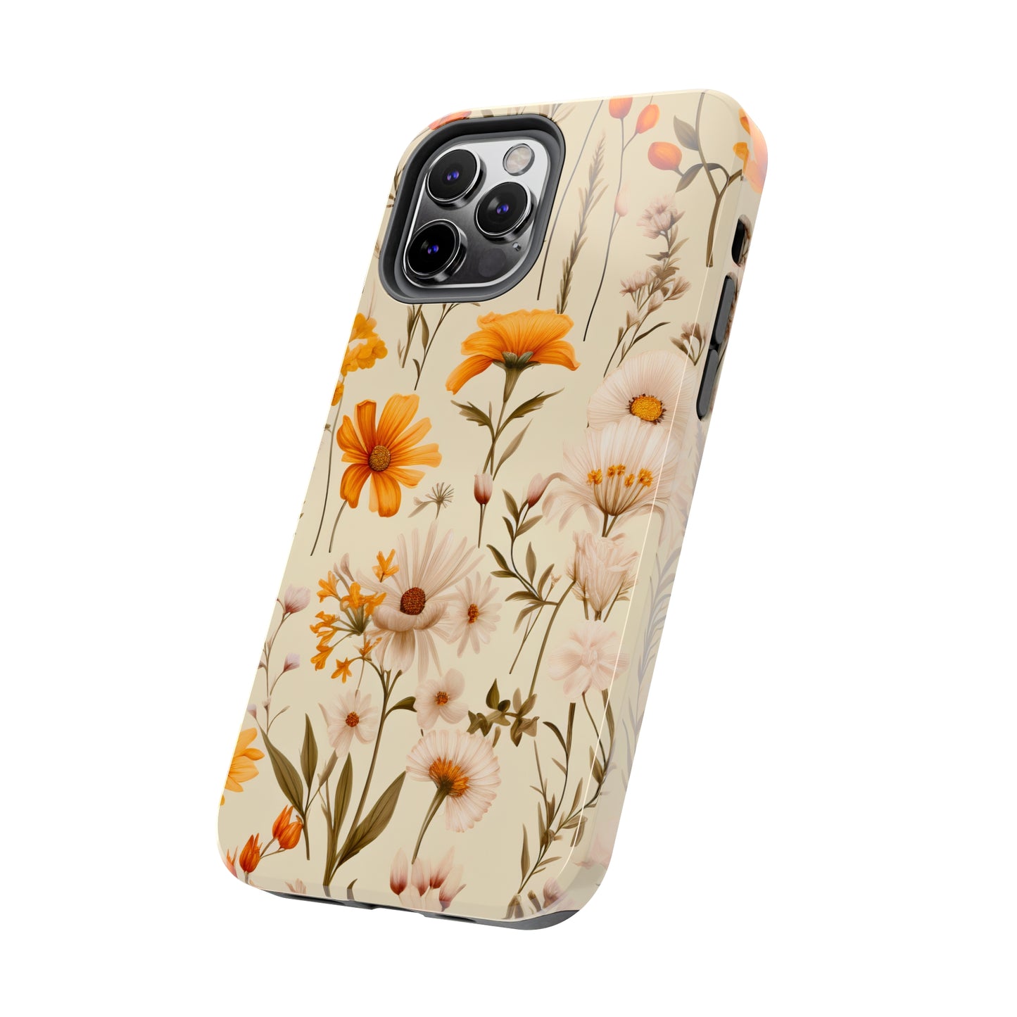 Yellow Floral - Tough Phone Cases