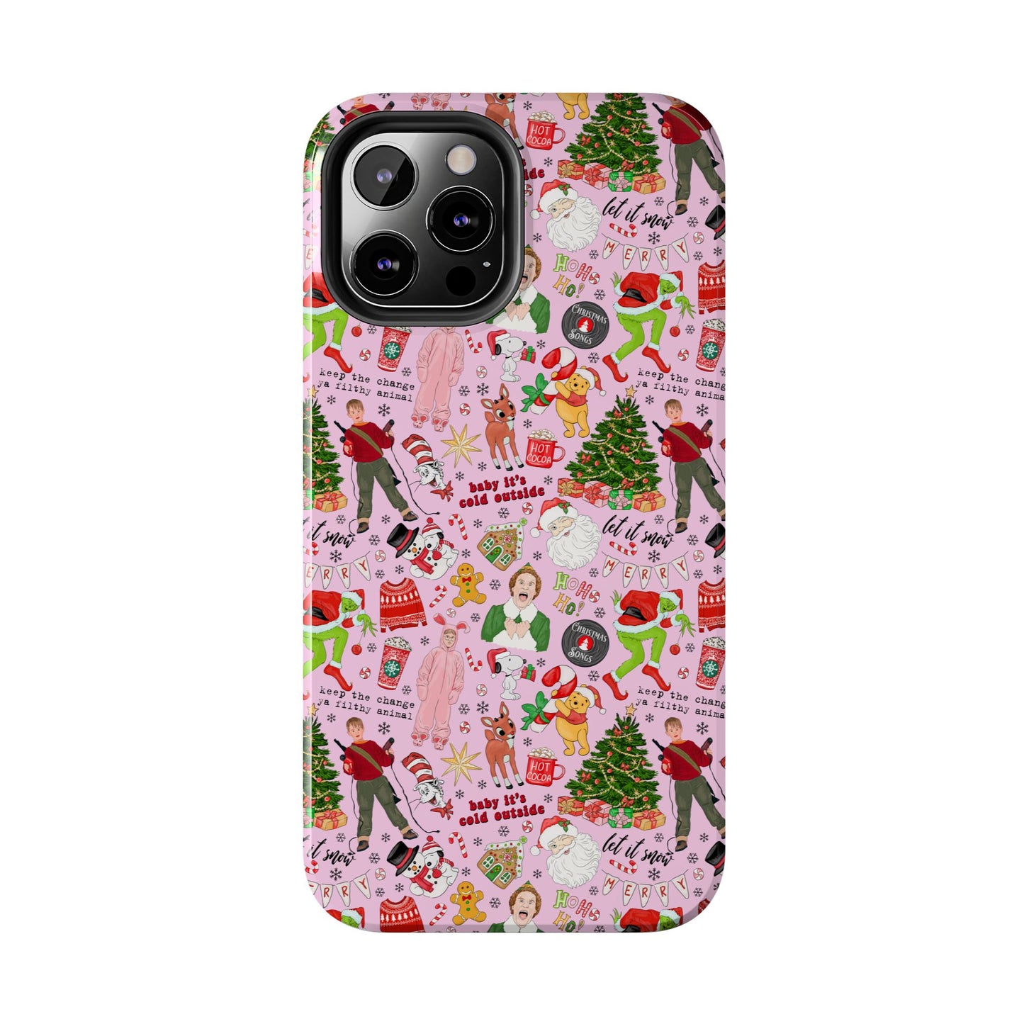 Pink Classic Christmas Movies  -  Tough Phone Cases