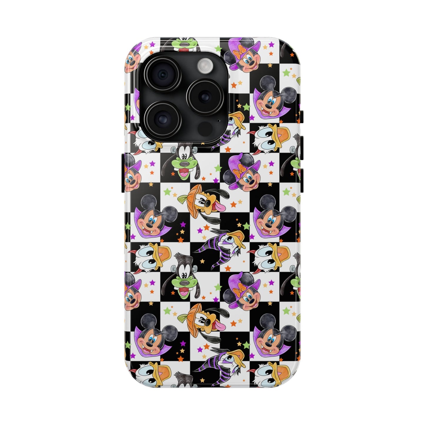 Checkered Halloween Pals  - Tough Phone Cases