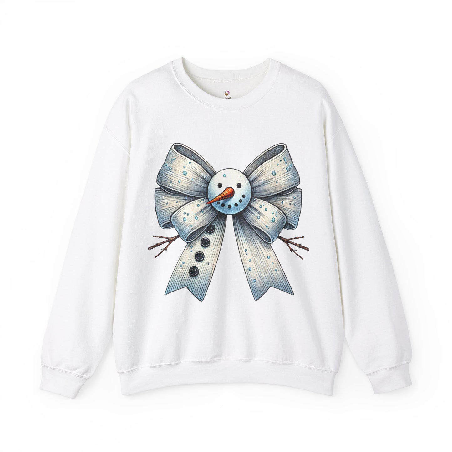 Frosty The Bowman Coquette Crewneck Christmas Sweatshirt