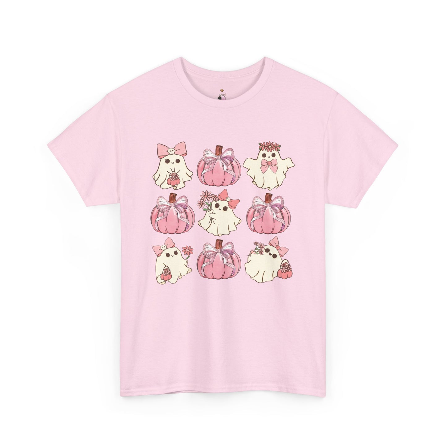 Pretty In Pink Ghosts  - Unisex Heavy Cotton Tee