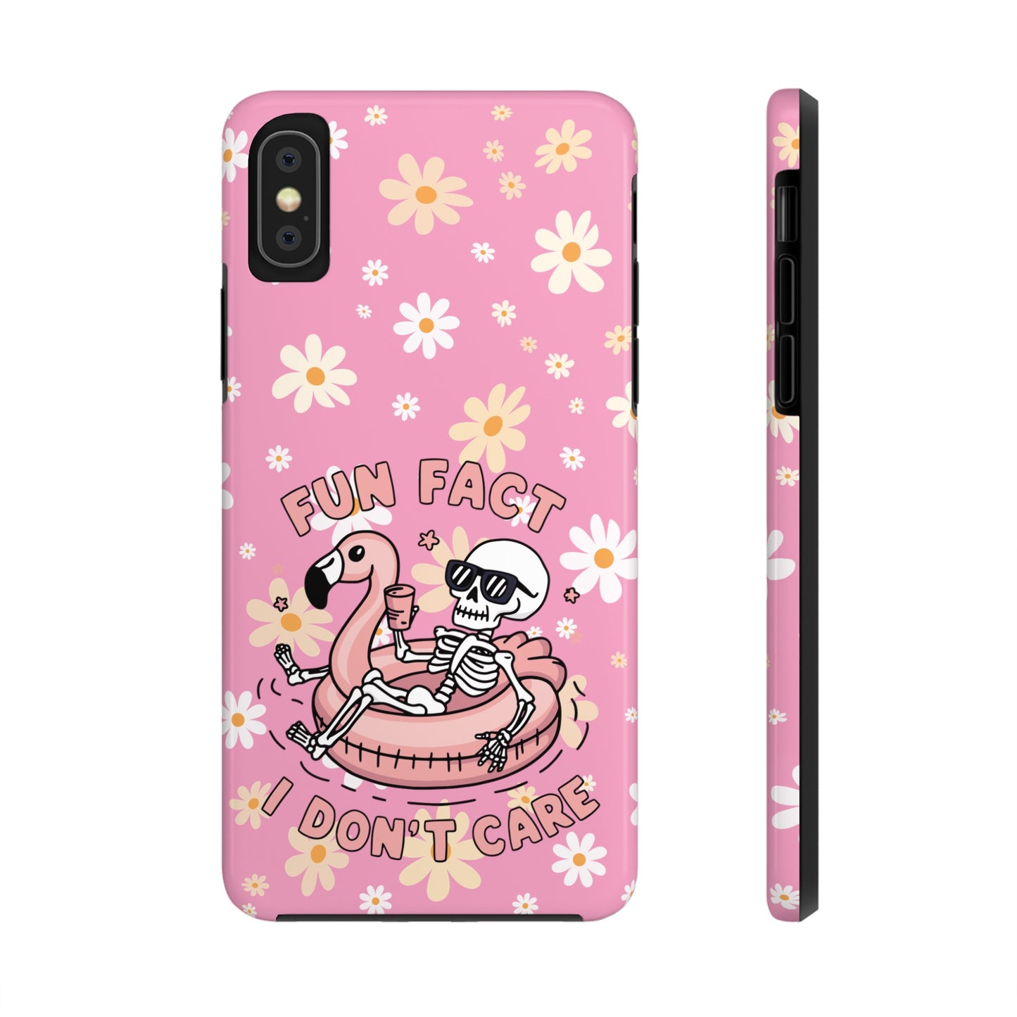 Fun Face I Dont Care  - Tough Phone Cases