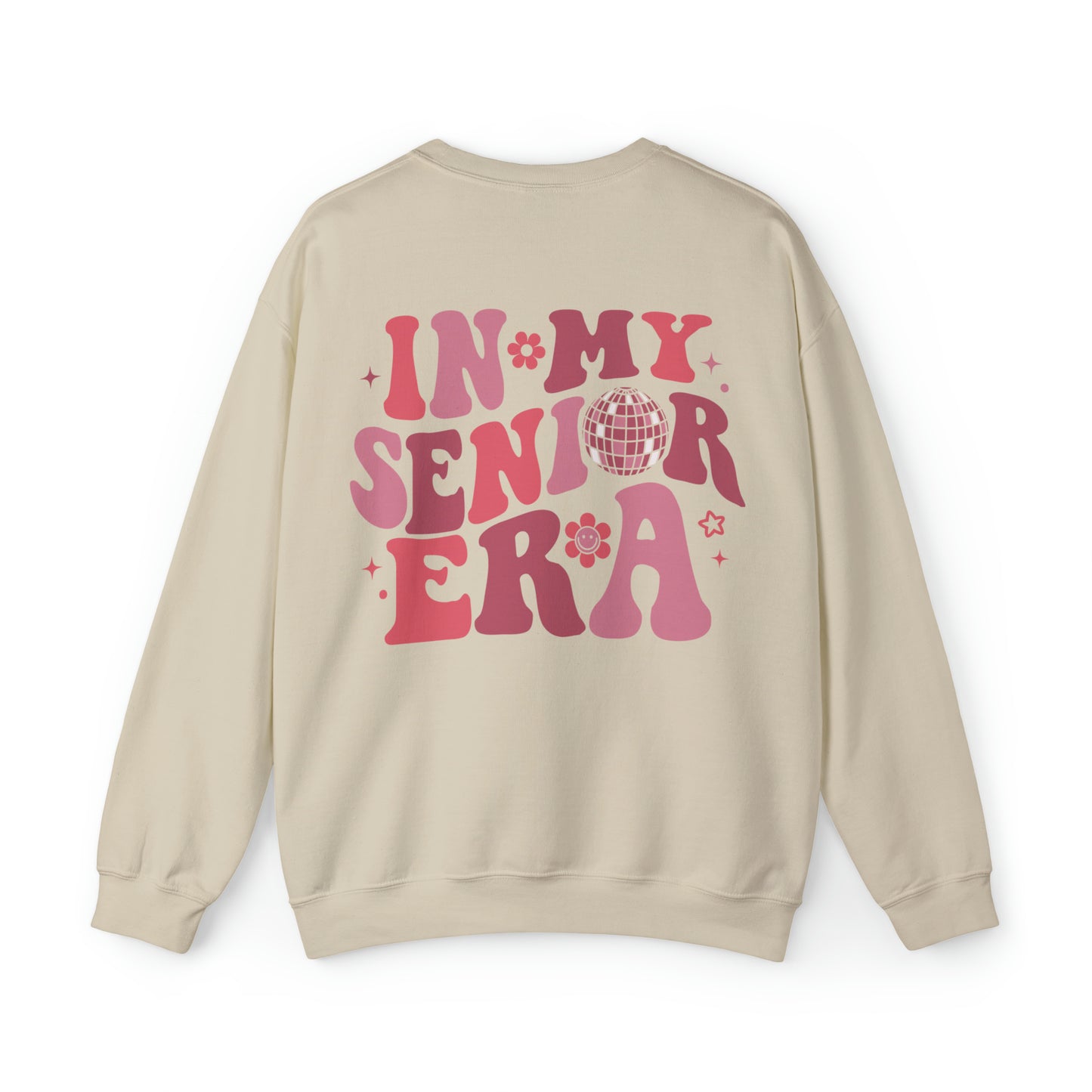 Senior Era - Disco - Front & Back -  Unisex Heavy Blend™ Crewneck Sweatshirt