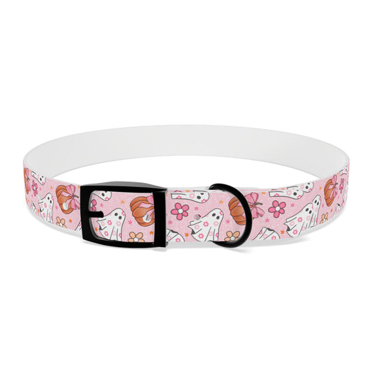 Pink Ghost  - Dog Collar