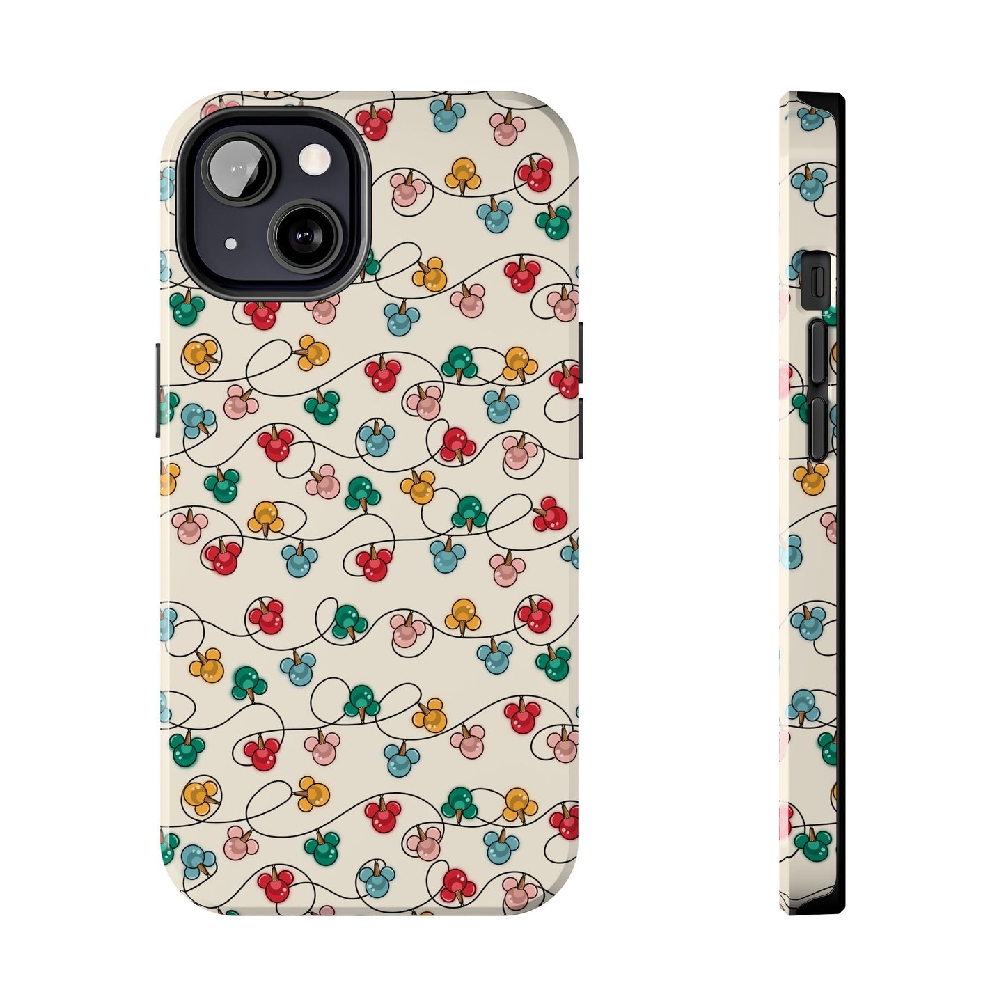 Christmas Lights Mice  -  Tough Phone Cases