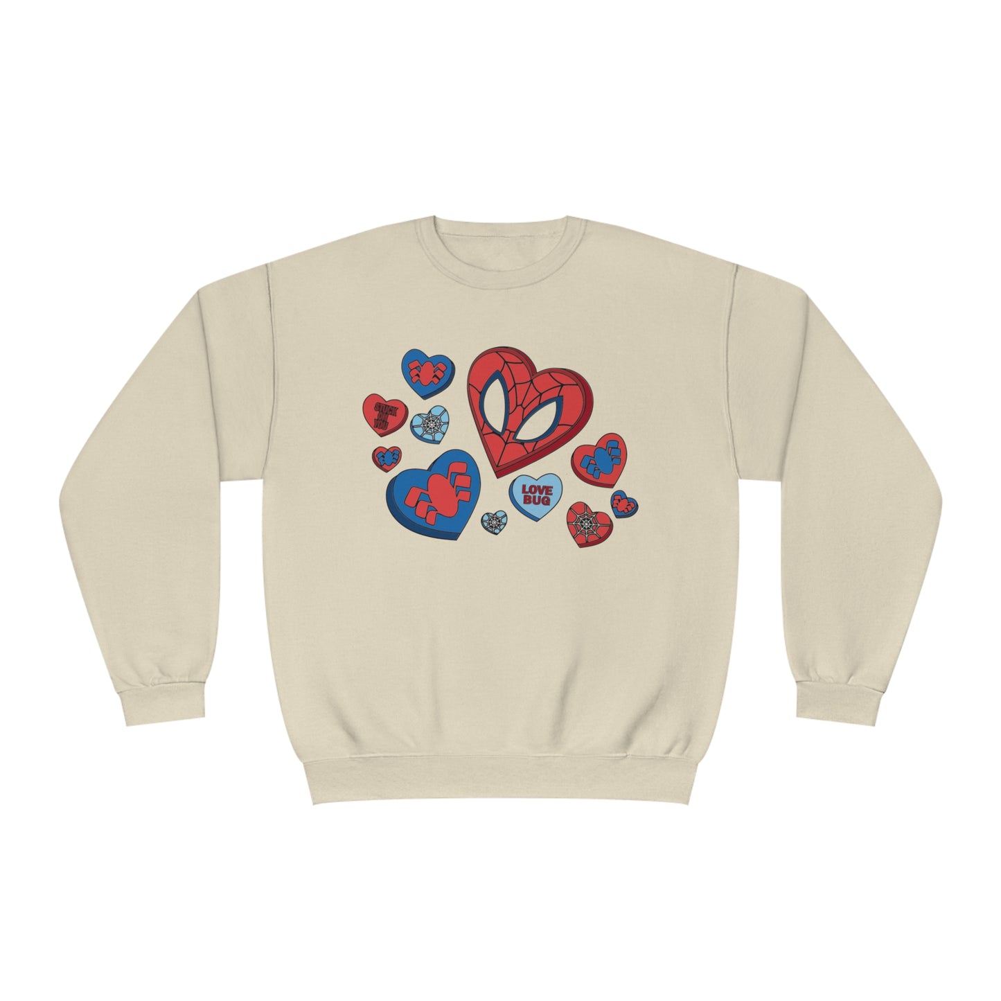 Spidey Hearts - Unisex NuBlend® Crewneck Sweatshirt