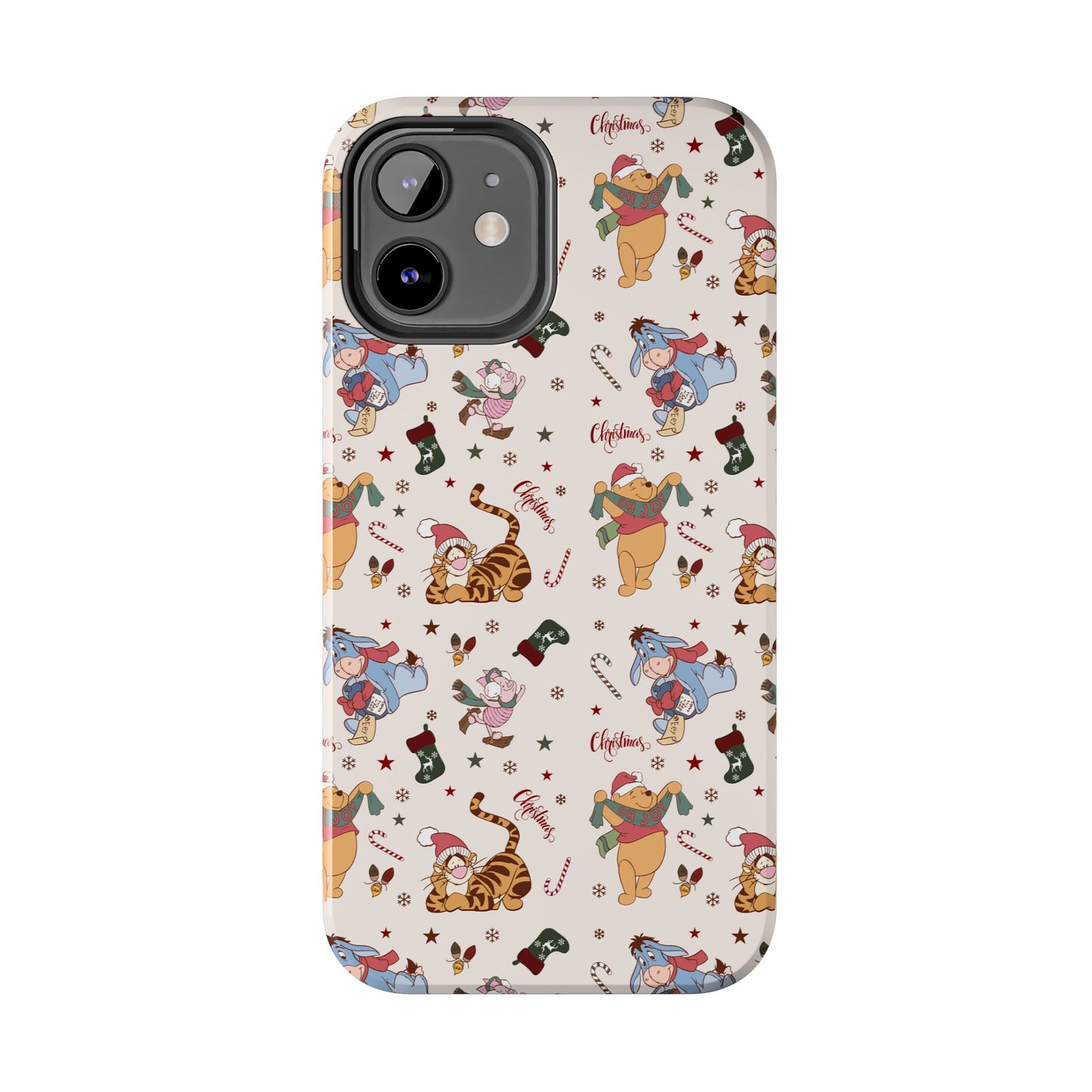 100 Acre Woods Christmas  -  Tough Phone Cases