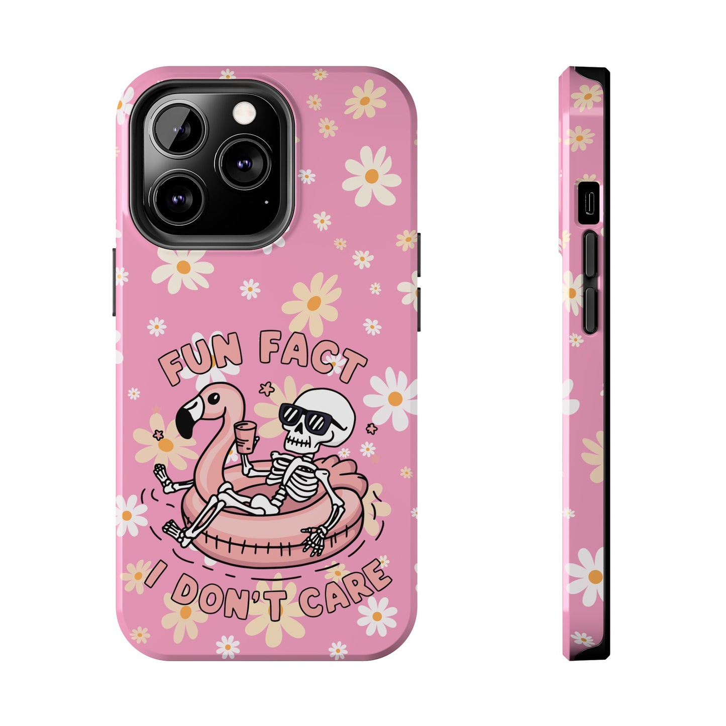 Fun Face I Dont Care  - Tough Phone Cases