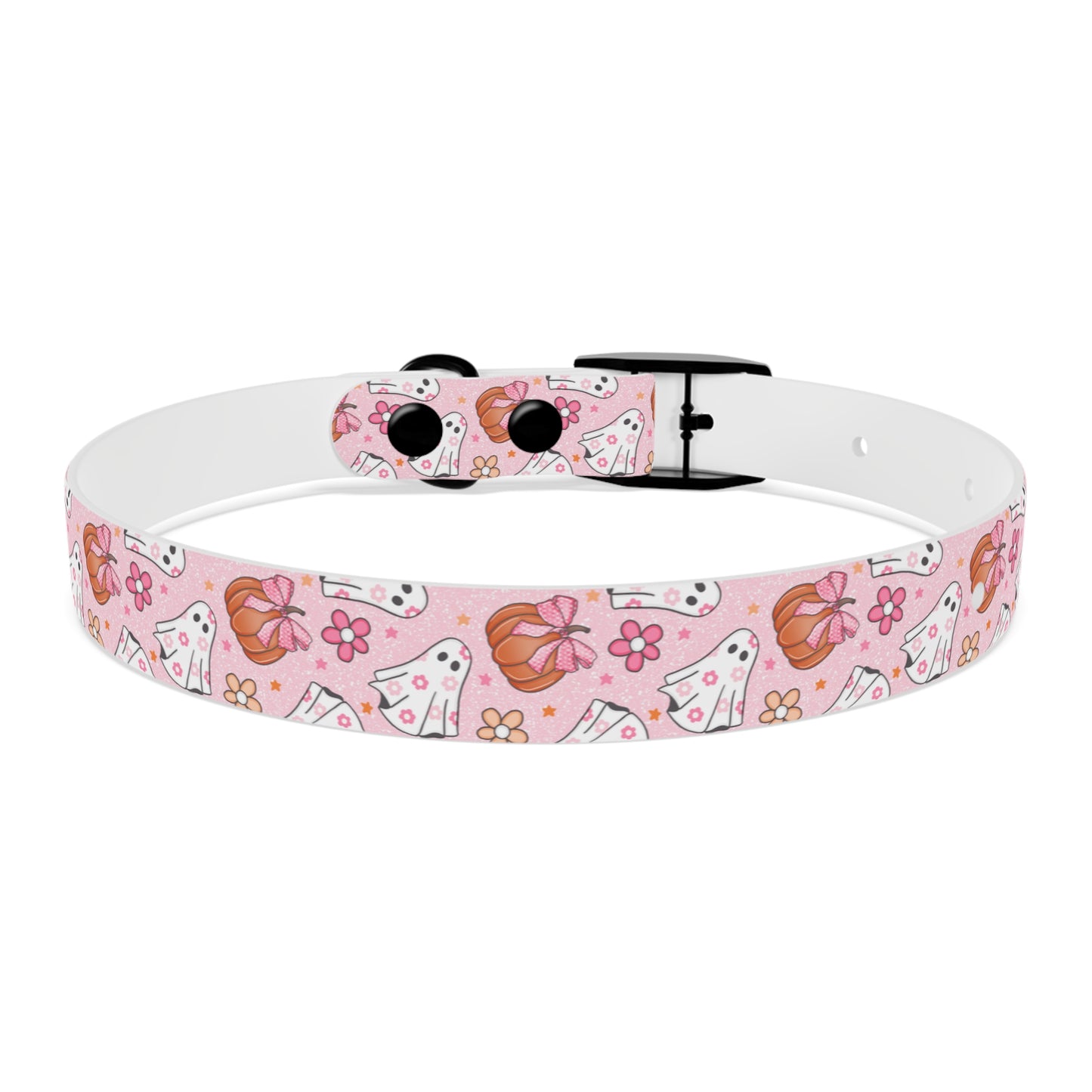 Pink Ghost  - Dog Collar