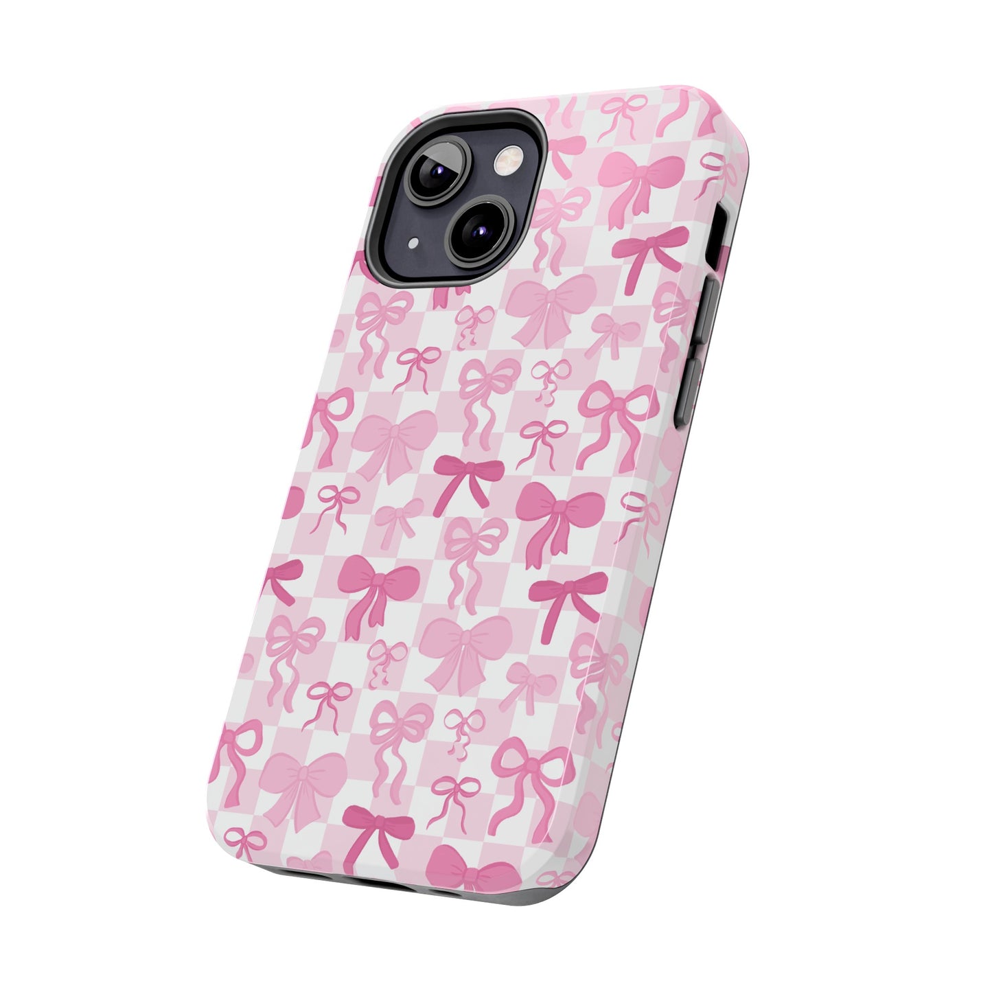 Coquette Pink Bow Girly - Tough Phone Cases