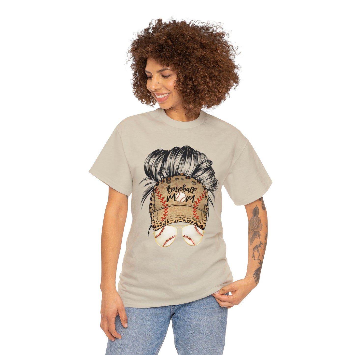 Baseball Mom - Unisex Heavy Cotton Tee