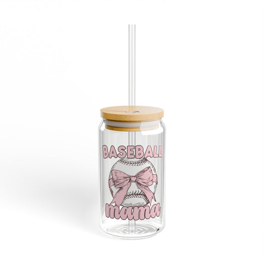 Baseball Mama - Sipper Glass, 16oz