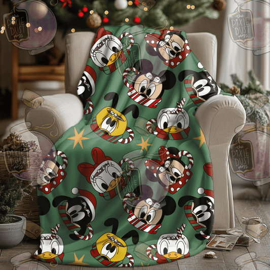 Christmas Mug Pals - Plush Christmas Blanket