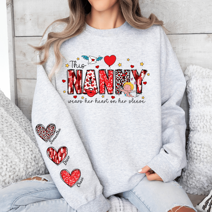 💖 This Weekend Only: Personalized Valentine Sweatshirt!