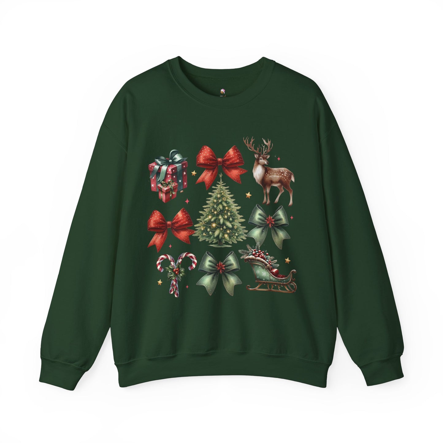 Classic Christmas Coquette - Christmas Sweatshirt