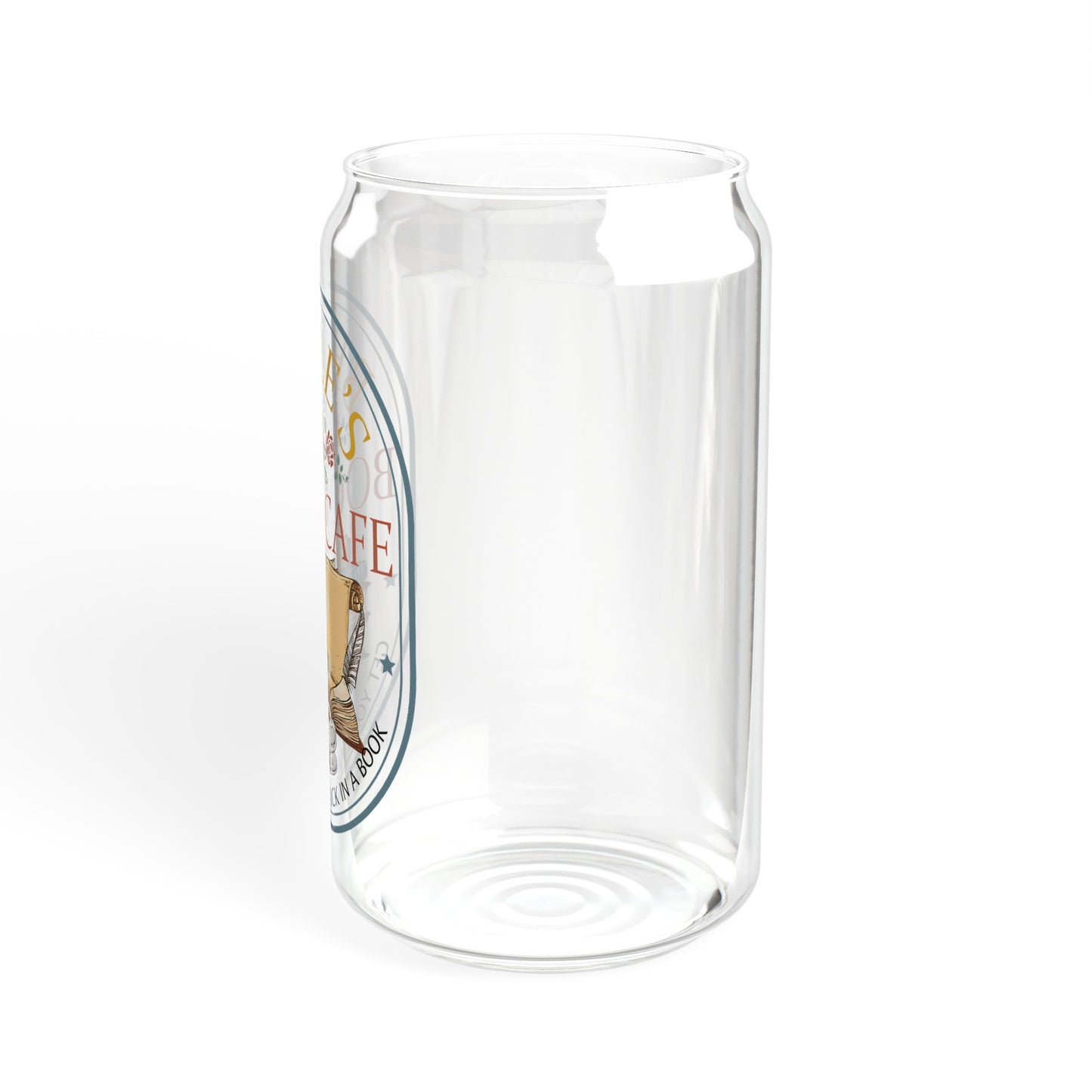 Belles Book Cafe - Sipper Glass, 16oz