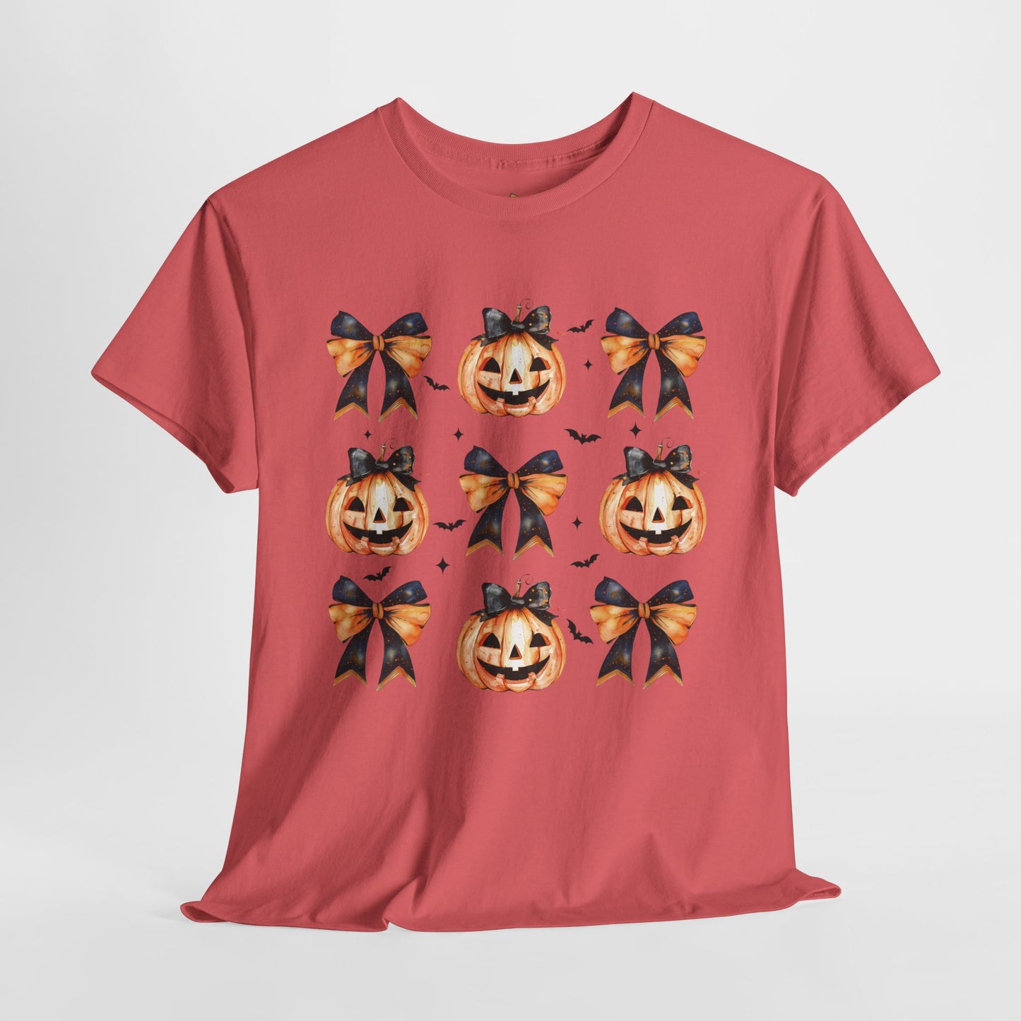 Pretty Little Jack-O-Lanterns -  Unisex Heavy Cotton Tee