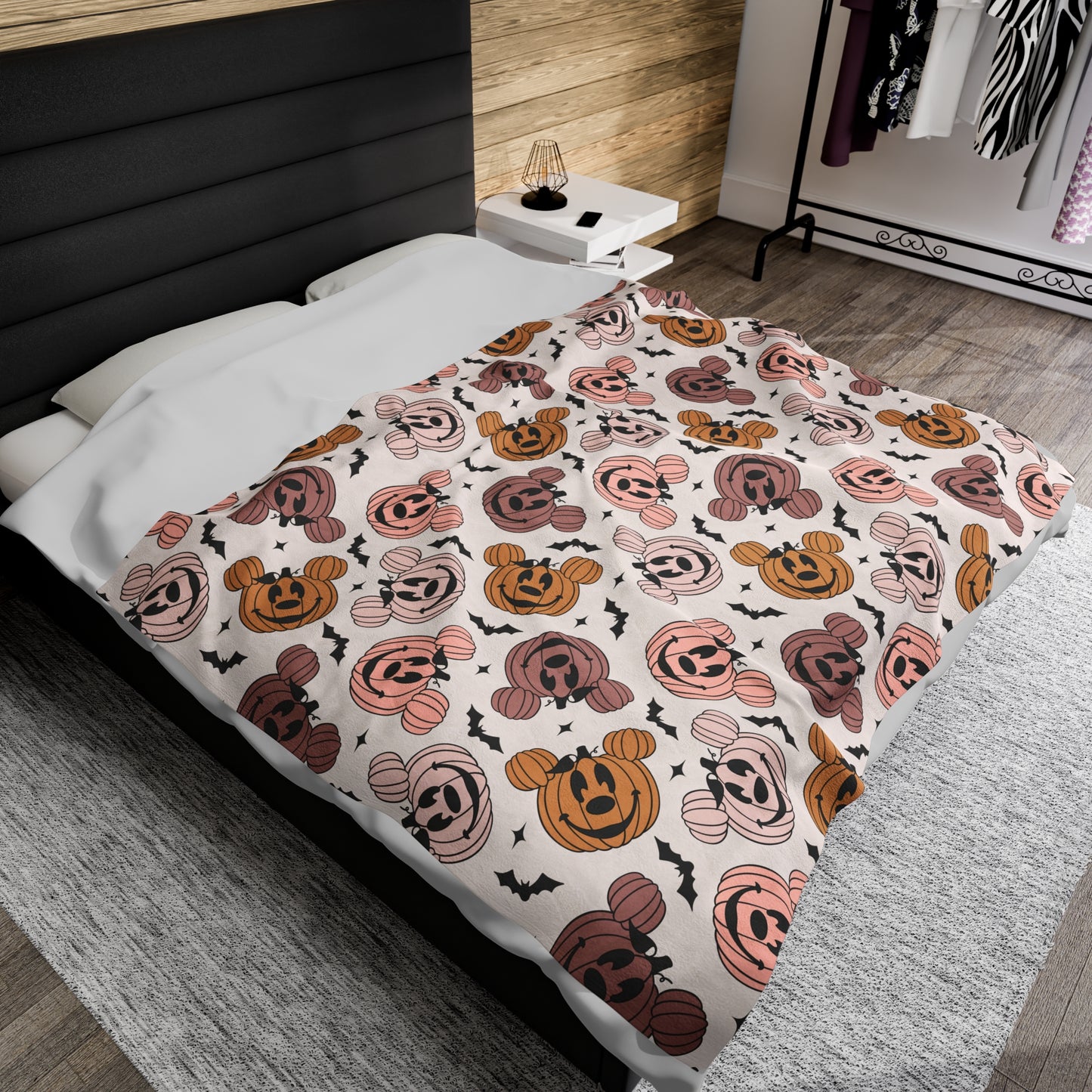 Mouse Pumpkin - Plush Blanket