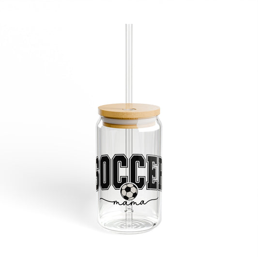 Soccer Mama - Sipper Glass, 16oz