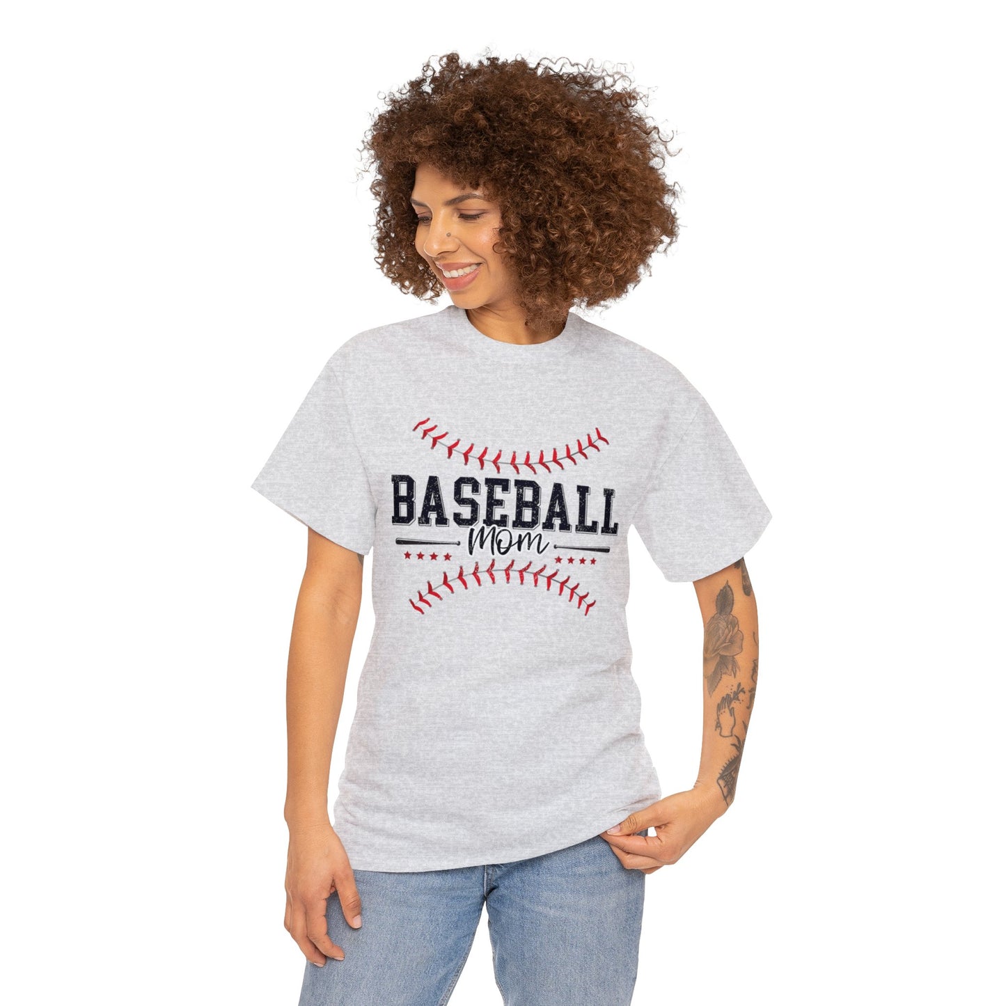 Baseball Mom - Unisex Heavy Cotton Tee