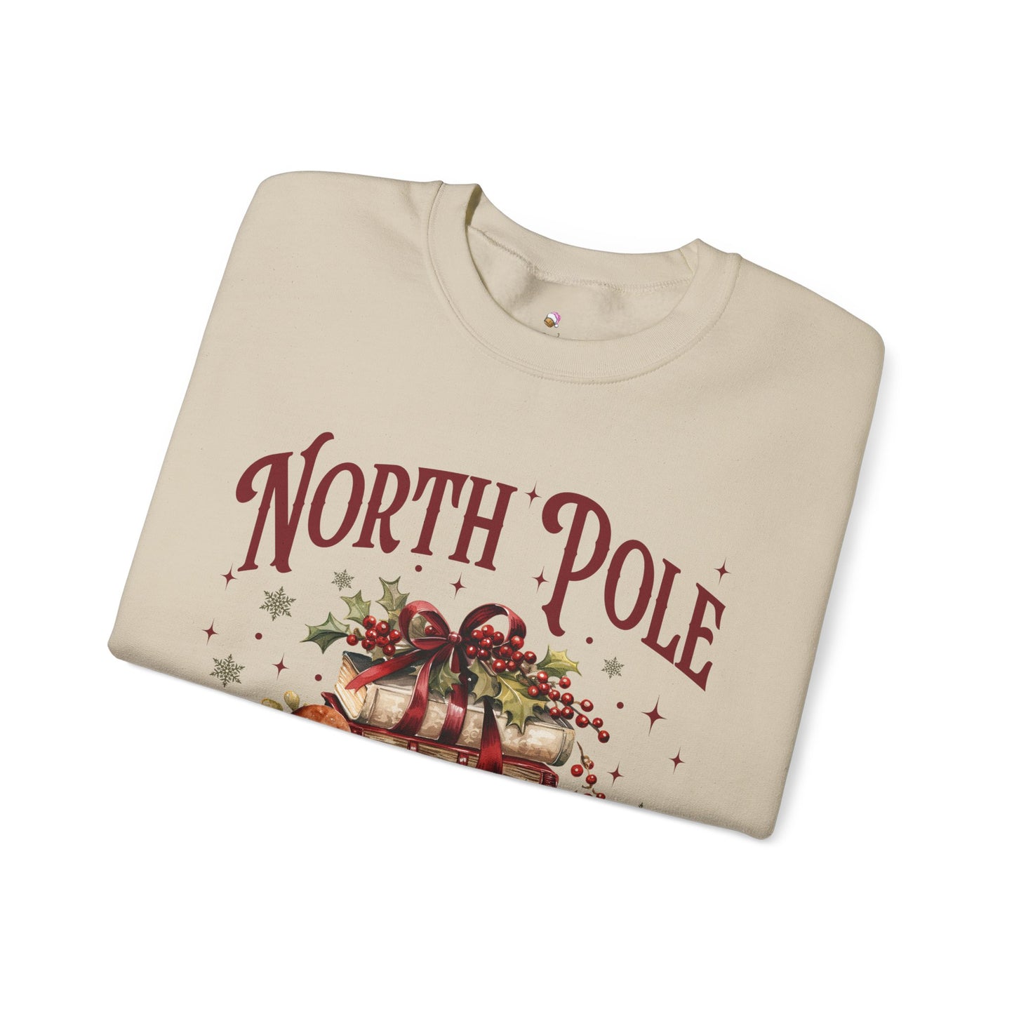 North Pole Book Club Christmas Sweatshirt