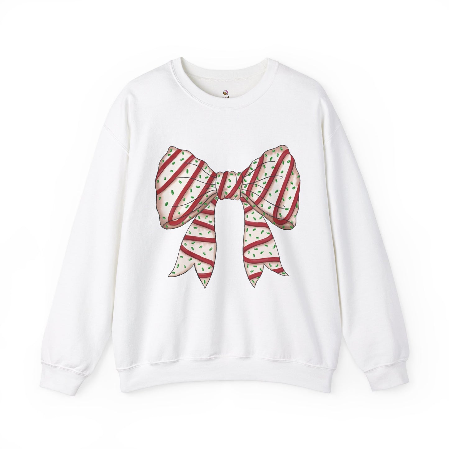 Christmas Snack Cake Coquette Crewneck Sweatshirt