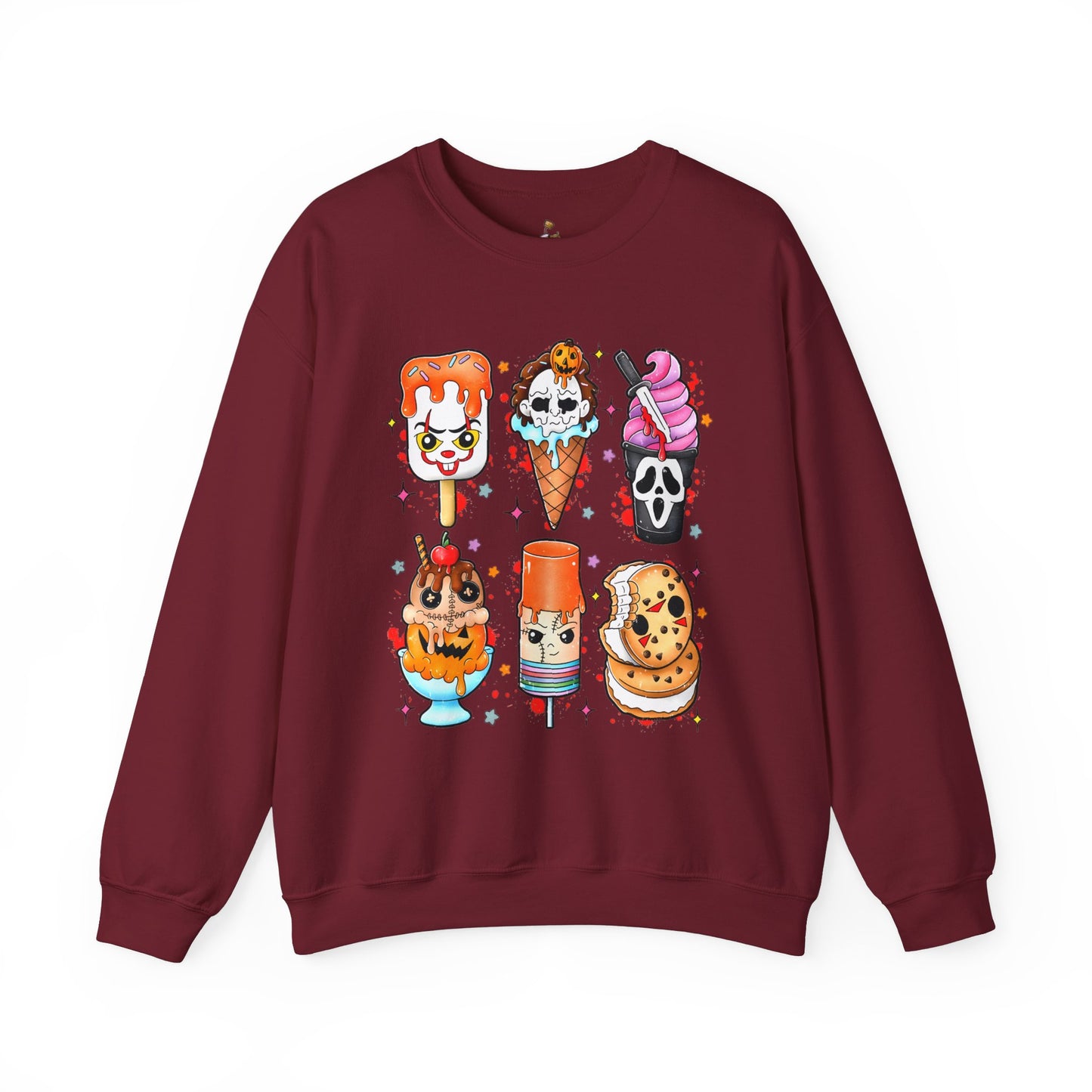 Horror Ice Cream - Unisex Heavy Blend™ Crewneck Sweatshirt