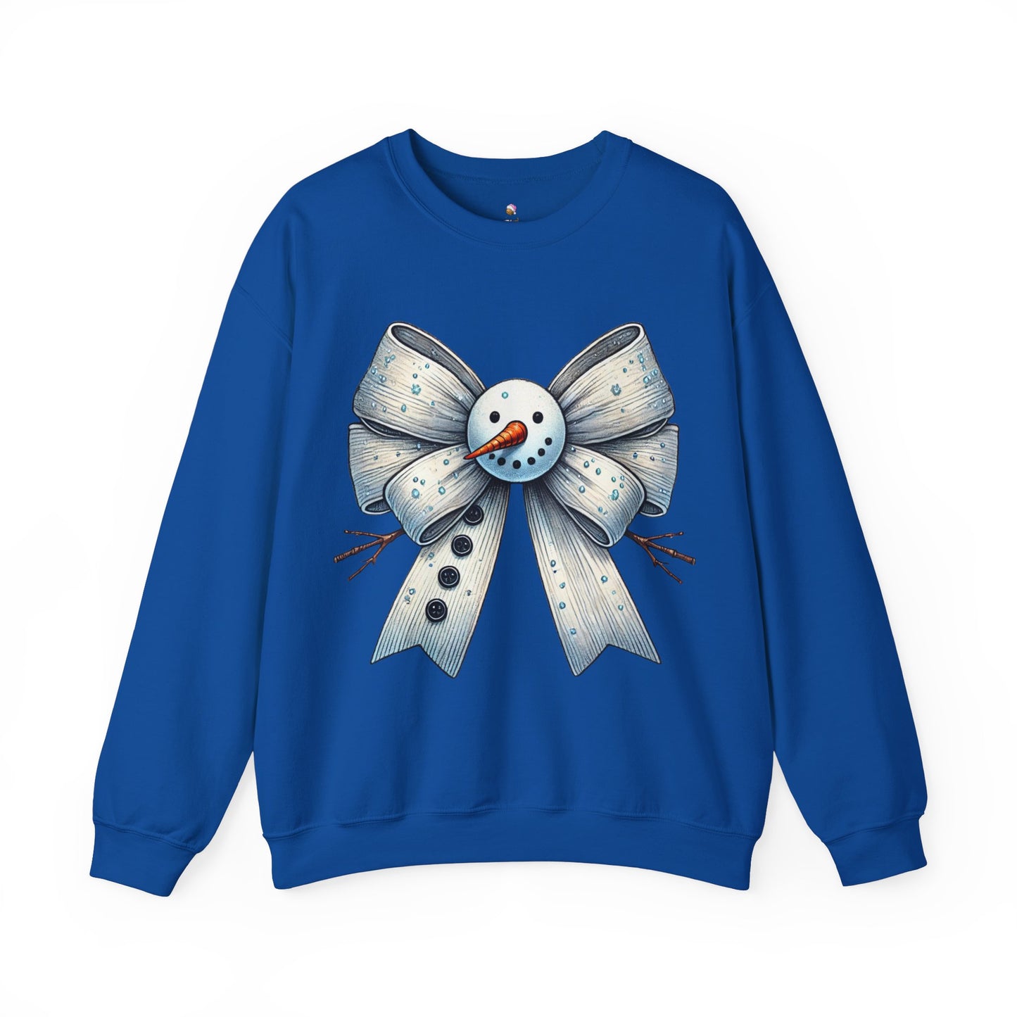 Frosty The Bowman Coquette Crewneck Christmas Sweatshirt