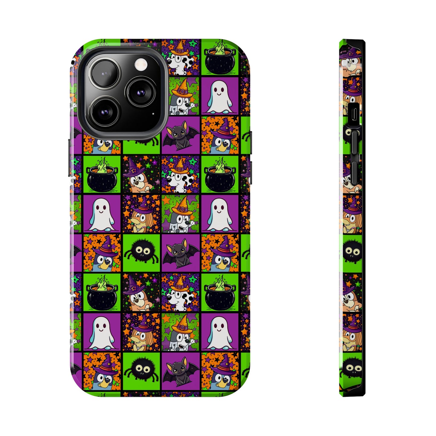 Blue Pup Halloween -  Tough Phone Cases