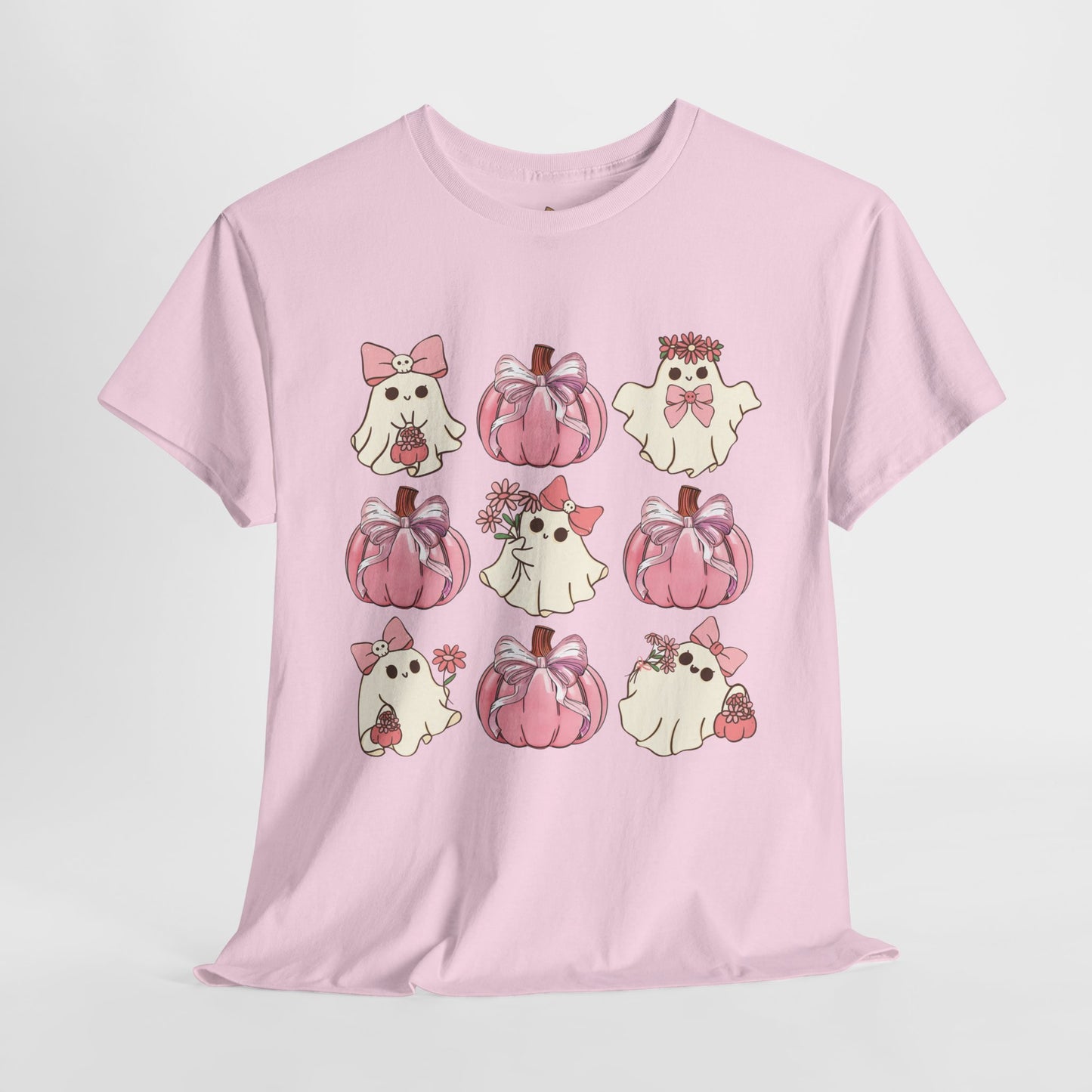 Pretty In Pink Ghosts  - Unisex Heavy Cotton Tee