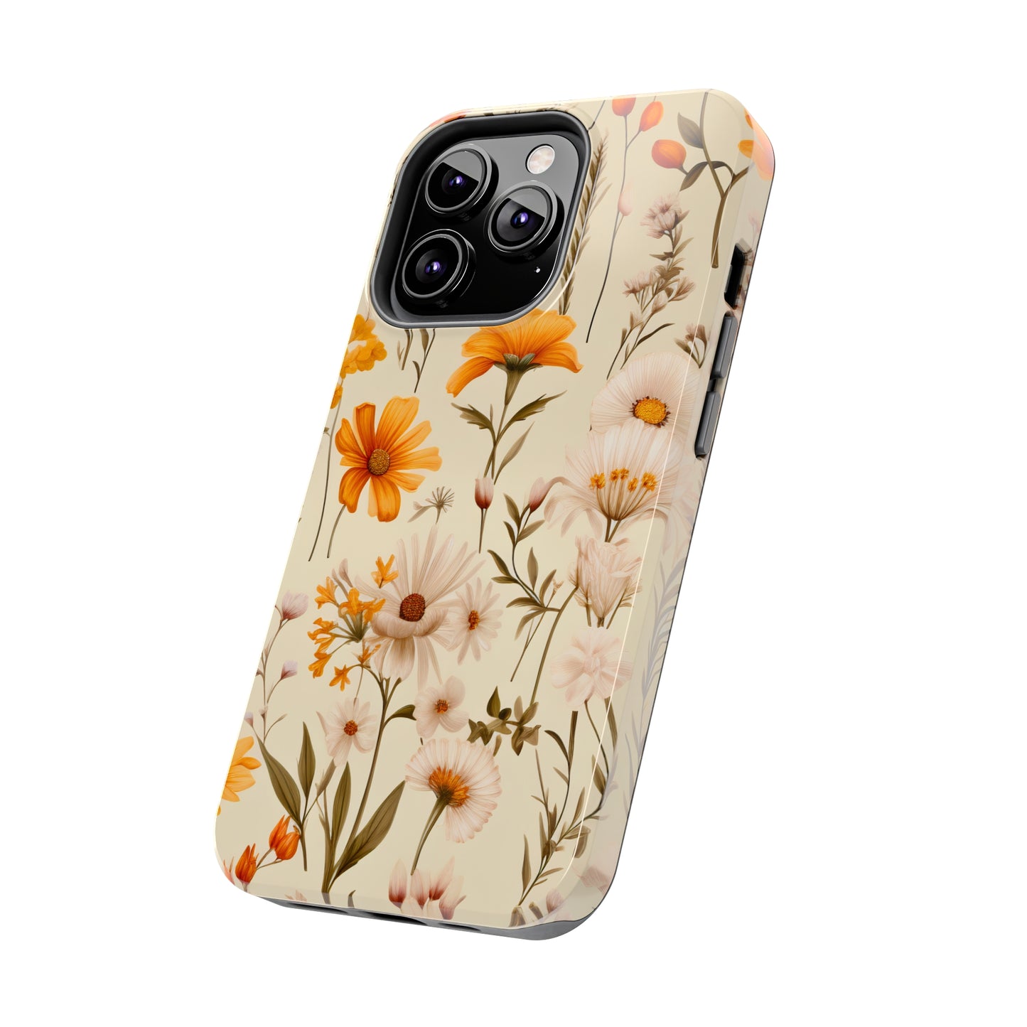 Yellow Floral - Tough Phone Cases