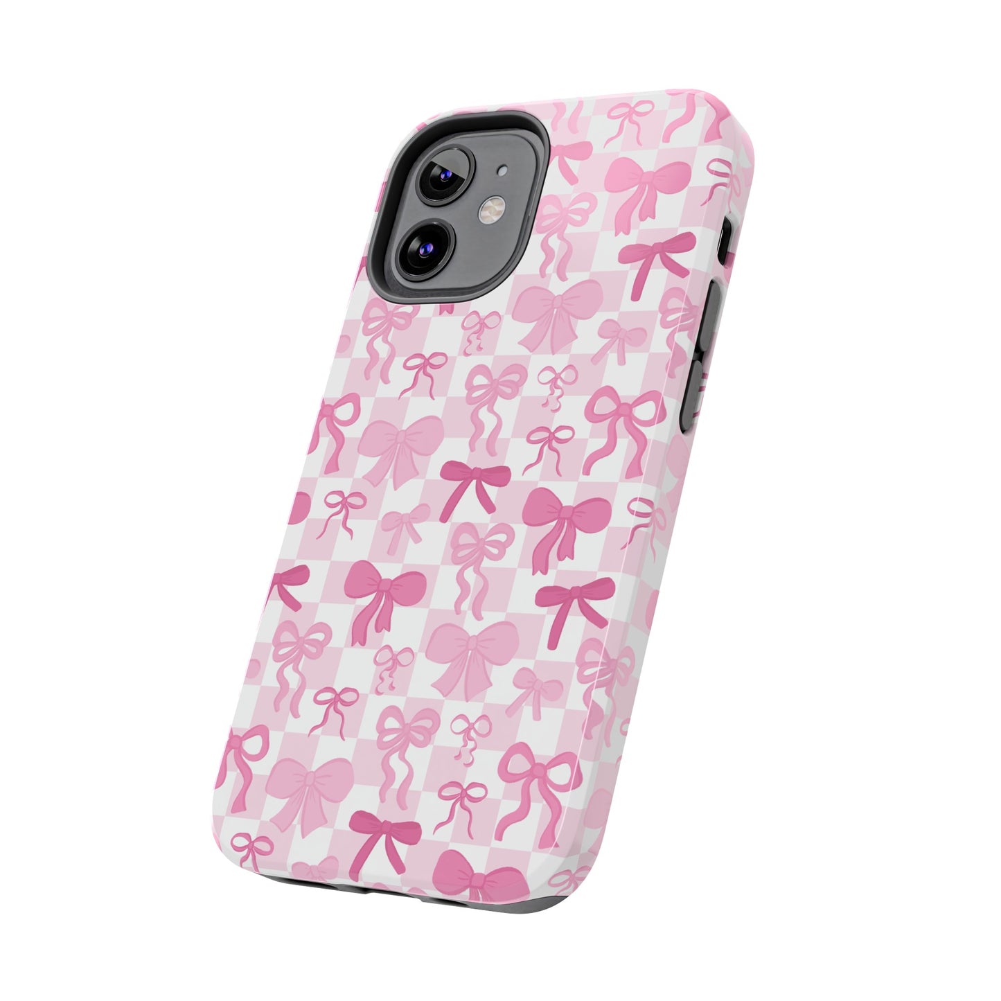 Coquette Pink Bow Girly - Tough Phone Cases