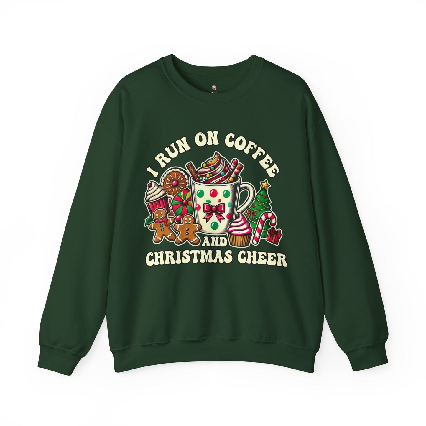 Coffee And Christmas Cheer Christmas Sweatshirt