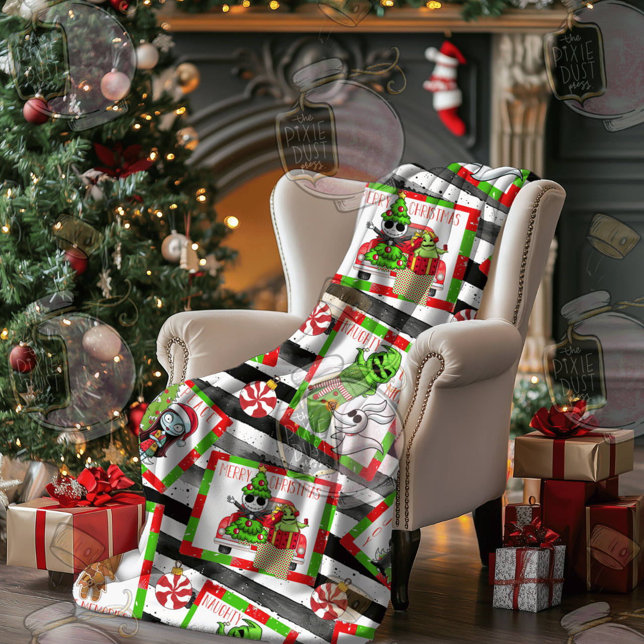 NBC Stamps - Plush Christmas Blanket